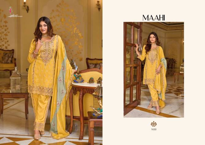 Mahi By Eba Premium Silk Embroidery Readymade Suits Wholesale Shop In Surat